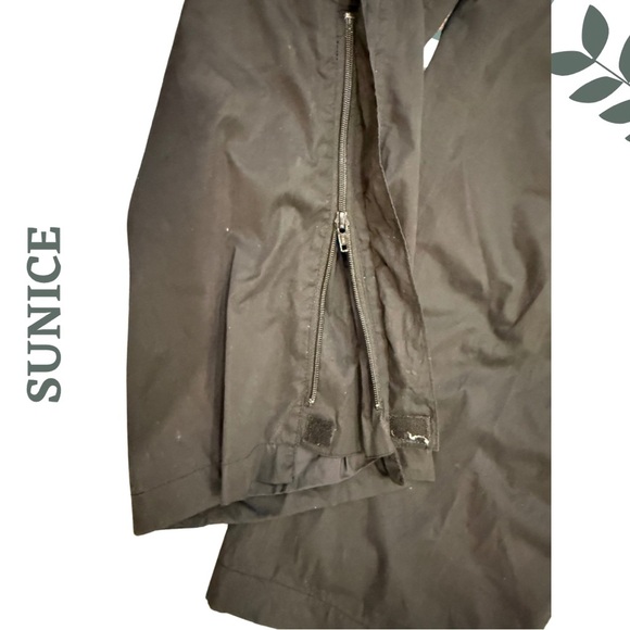 Men’s Sunice XL Black Outdoor Rain Pants with Zippers Waterproof Black - Picture 4 of 8